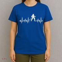 Fire Heartbeat Firefighter Fire Fighter Meaningful Gift T-Shirt thumb 4