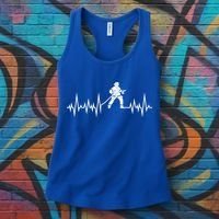 Fire Heartbeat Firefighter Fire Fighter Meaningful Gift Women's Tank Top thumb 3