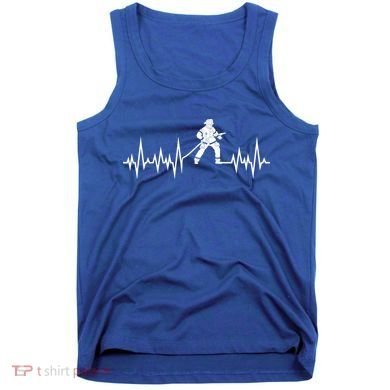 Fire Heartbeat Firefighter Fire Fighter Meaningful Gift Tank Top