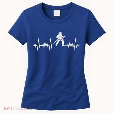 Fire Heartbeat Firefighter Fire Fighter Meaningful Gift Women's T-Shirt