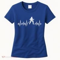 Fire Heartbeat Firefighter Fire Fighter Meaningful Gift Women's T-Shirt thumb 0