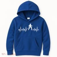 Fire Heartbeat Firefighter Fire Fighter Meaningful Gift Kids Hoodie thumb 0