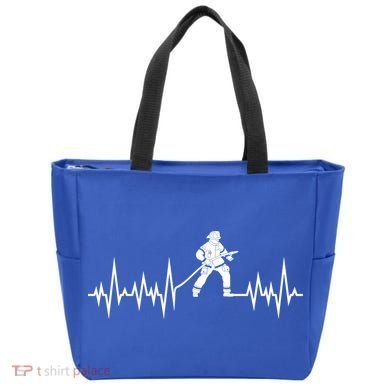 Fire Heartbeat Firefighter Fire Fighter Meaningful Gift Tote Bag