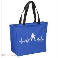 Fire Heartbeat Firefighter Fire Fighter Meaningful Gift Tote Bag thumb 2