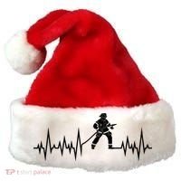 Fire Heartbeat Firefighter Fire Fighter Meaningful Gift Santa Hat thumb 0