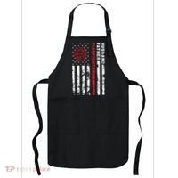 Firefighter Husband Father Fireman Fathers Day Gift For Dad Apron thumb 0