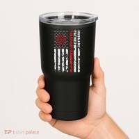Firefighter Husband Father Fireman Fathers Day Gift For Dad Tumbler thumb 2