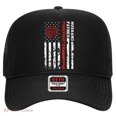 Firefighter Husband Father Fireman Fathers Day Gift For Dad Hat