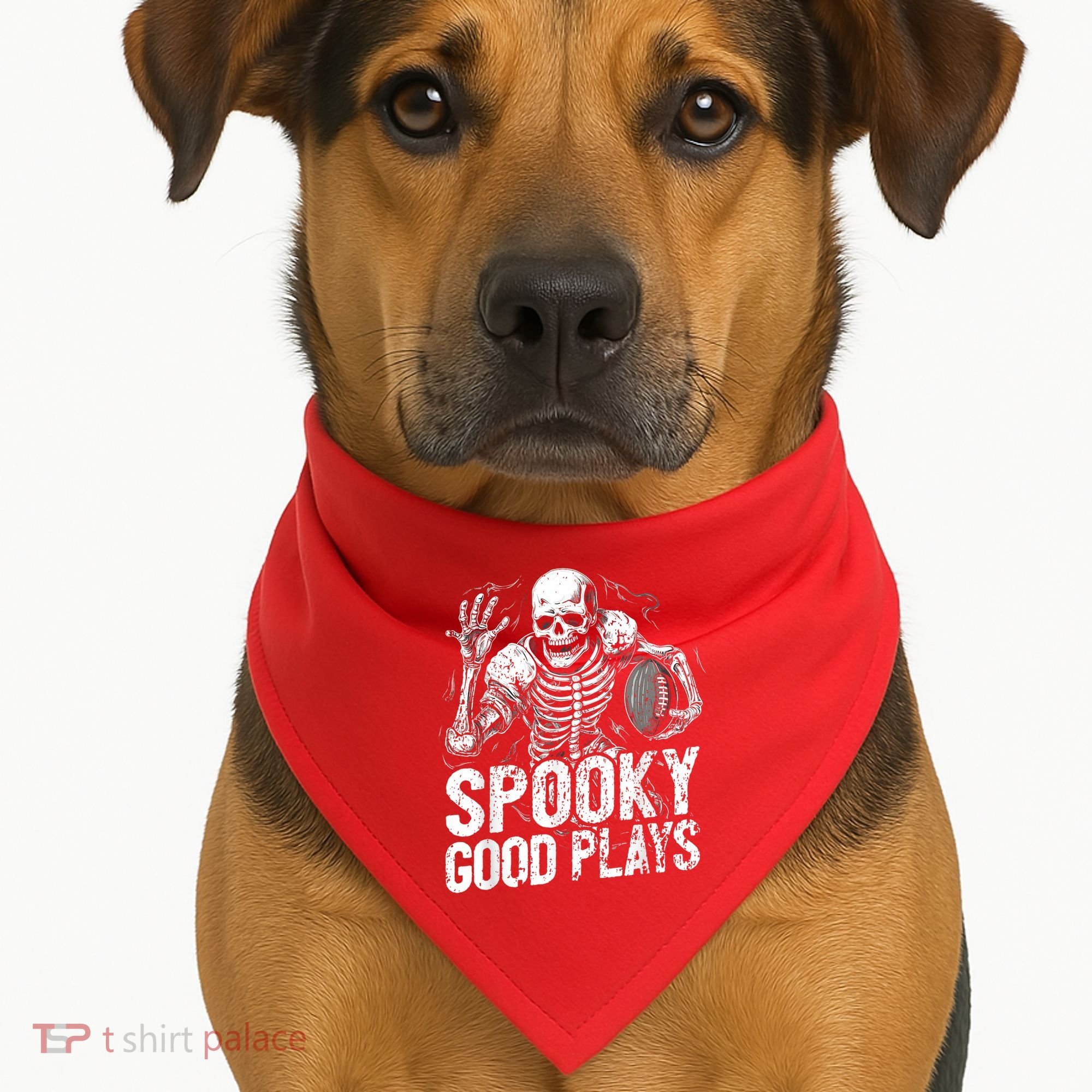 Football Halloween USA-Made Doggie Bandana