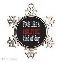 Funny Hockey Feels Like a Penalty Box Day Hockey Player Ornament thumb 0