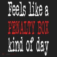 Funny Hockey Feels Like a Penalty Box Day Hockey Player Hat thumb 2