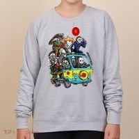 Funny Halloween Friends Gift Women's Sweatshirt thumb 0
