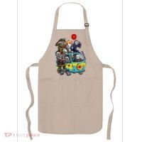 Funny Halloween Friends Gift Apron thumb 0