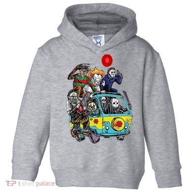 Funny Halloween Friends Gift Toddler Hoodie