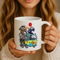 Funny Halloween Friends Gift Coffee Mug thumb 3