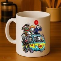 Funny Halloween Friends Gift Coffee Mug thumb 4