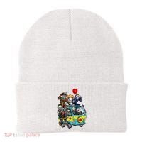 Funny Halloween Friends Gift Beanie thumb 0