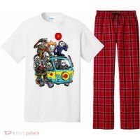Funny Halloween Friends Gift Pajama Set thumb 0