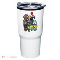 Funny Halloween Friends Gift Tumbler thumb 0