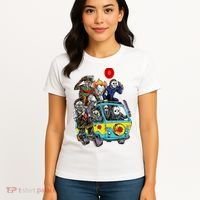 Funny Halloween Friends Gift Women's T-Shirt thumb 4