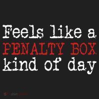 Funny Hockey Feels Like A Penalty Box Day Hockey Player Beanie thumb 2