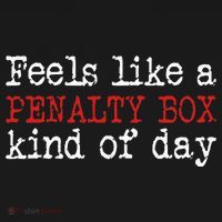 Funny Hockey Feels Like A Penalty Box Day Hockey Player Women's Hoodie thumb 2