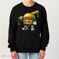 Funny Hamburger For Women Cheeseburger Lover Women's Sweatshirt thumb 0
