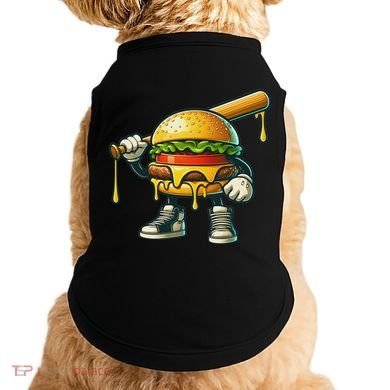 Funny Hamburger For Women Cheeseburger Lover Doggie Tank