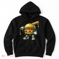 Funny Hamburger For Women Cheeseburger Lover Hoodie thumb 0