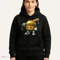 Funny Hamburger For Women Cheeseburger Lover Hoodie thumb 5