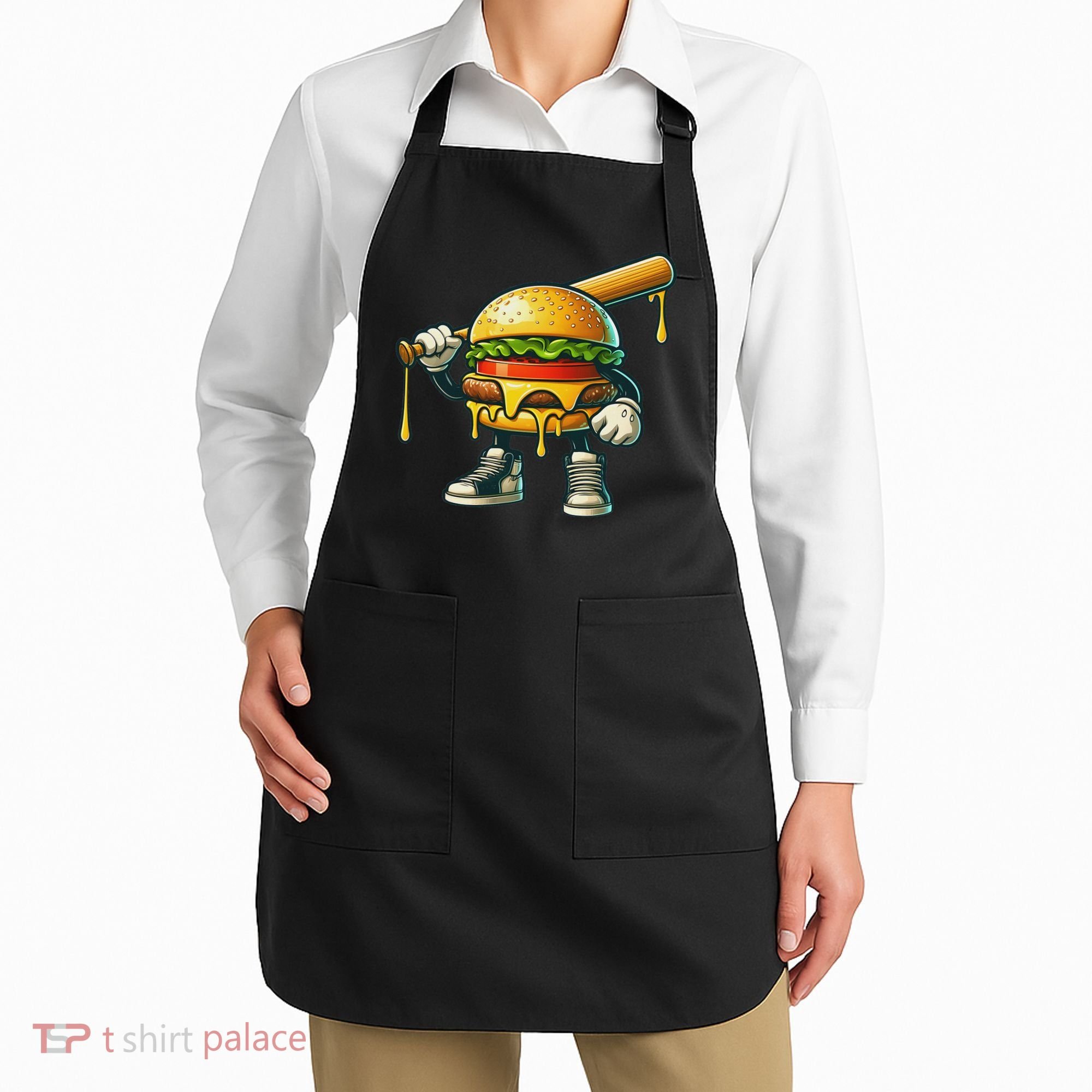 Funny Hamburger For Women Cheeseburger Lover Apron