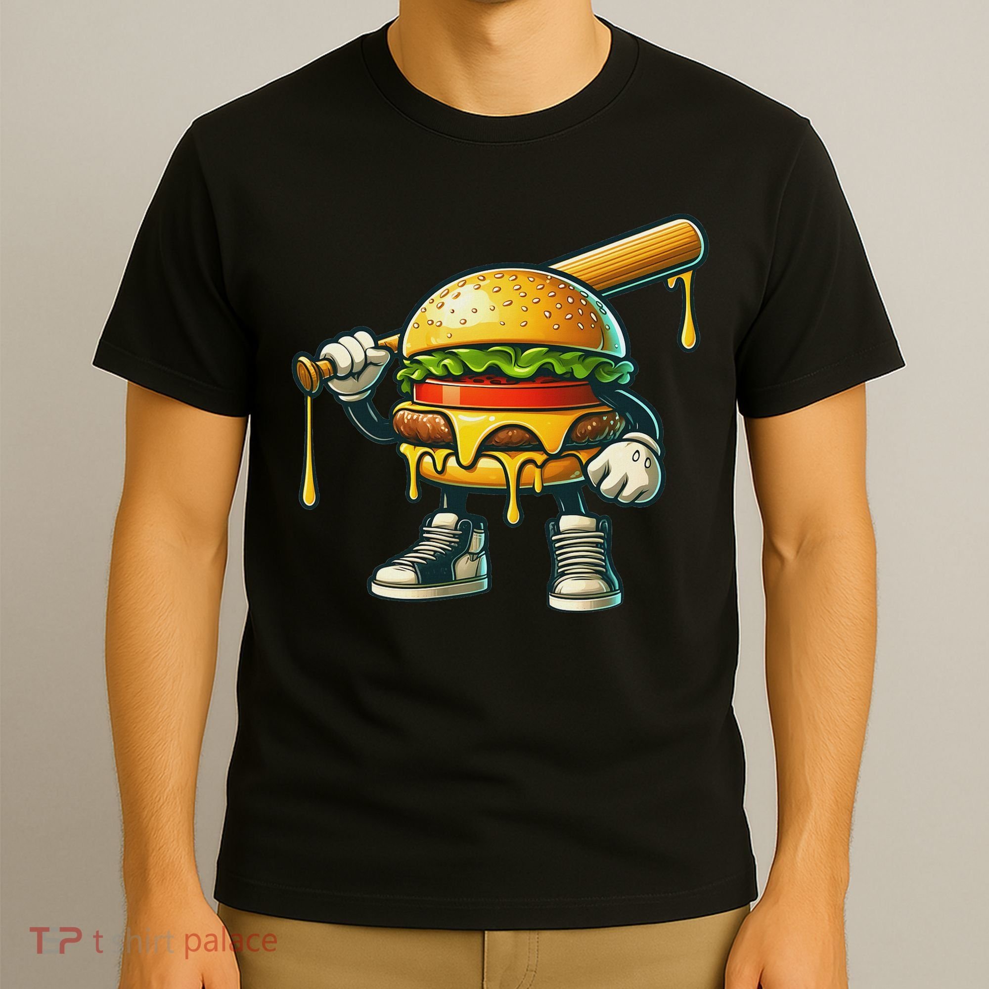 Funny Hamburger For Women Cheeseburger Lover T-Shirt