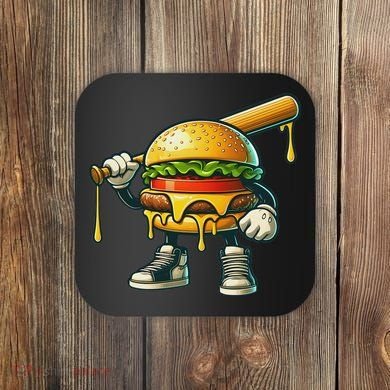 Funny Hamburger For Women Cheeseburger Lover Coaster