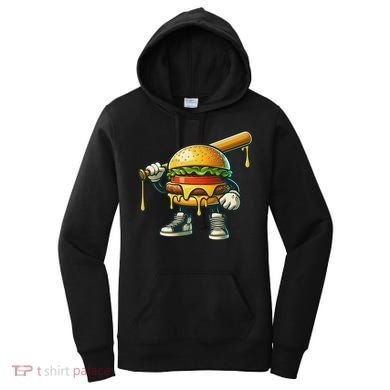Funny Hamburger For Women Cheeseburger Lover Women's Hoodie
