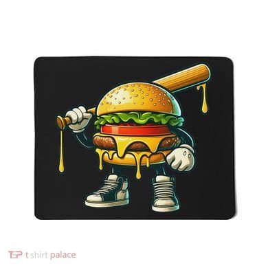 Funny Hamburger For Women Cheeseburger Lover Mousepad