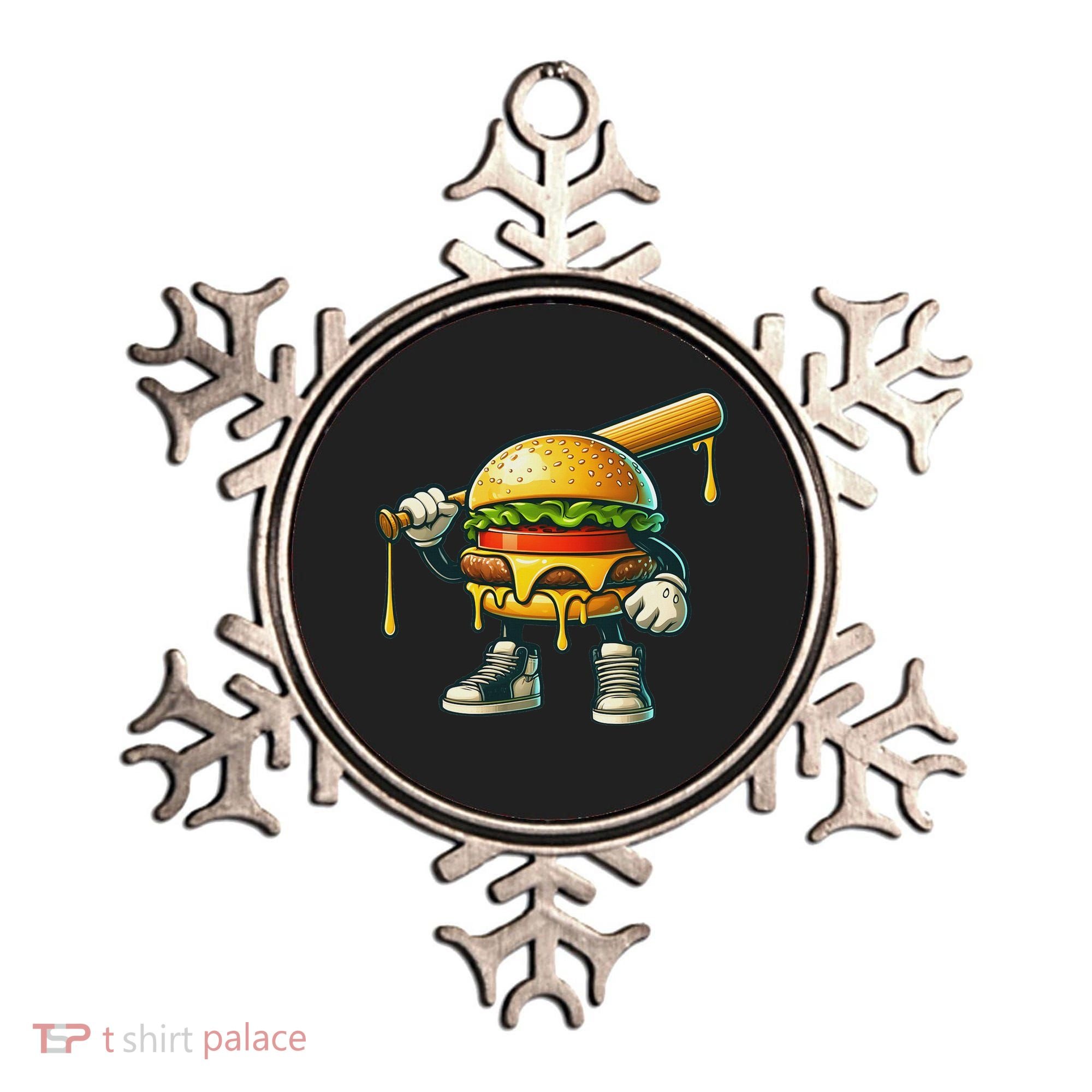 Funny Hamburger For Women Cheeseburger Lover Ornament