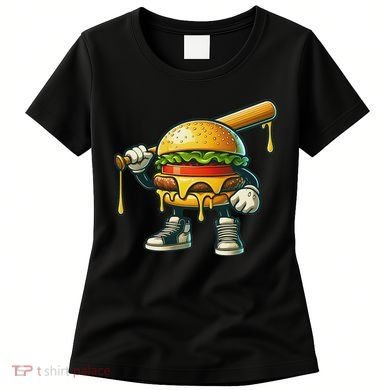 Funny Hamburger For Women Cheeseburger Lover Women's T-Shirt