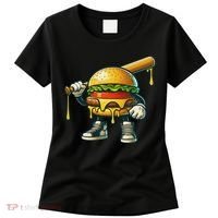 Funny Hamburger For Women Cheeseburger Lover Women's T-Shirt thumb 0