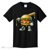 Funny Hamburger For Women Cheeseburger Lover Kids T-Shirt thumb 0