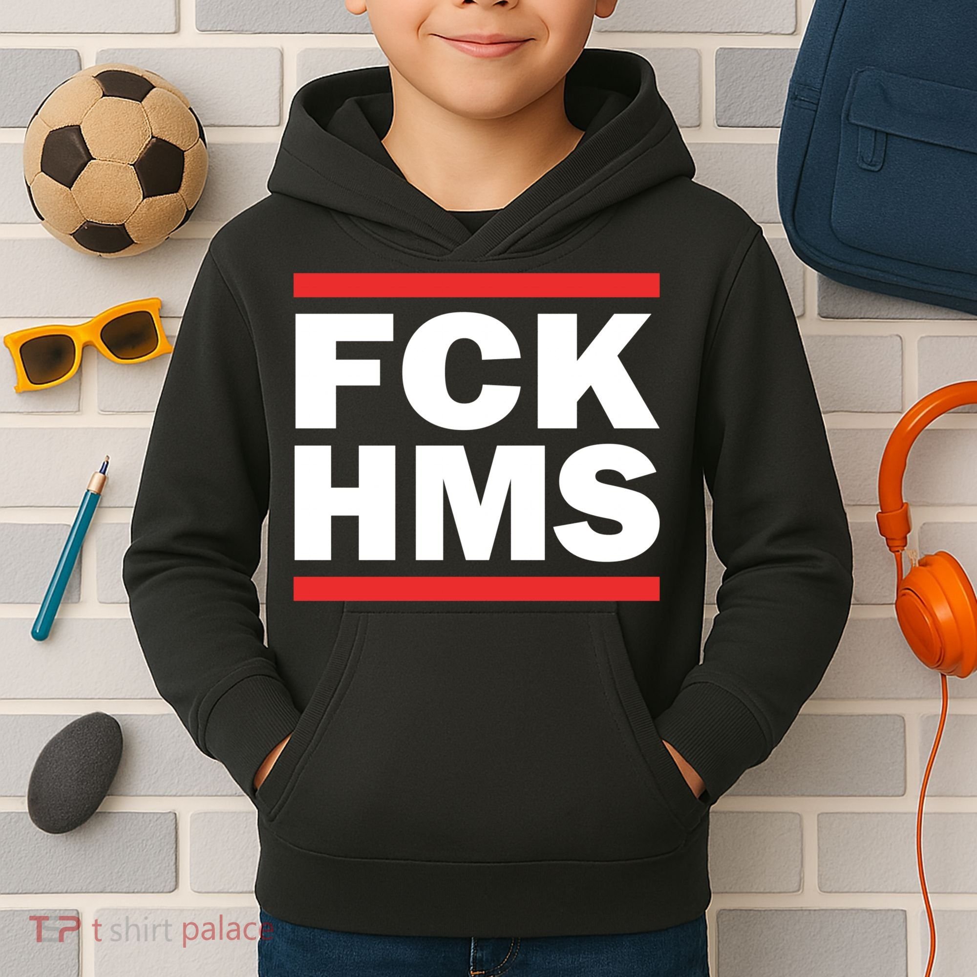 Fck Hms Kids Hoodie