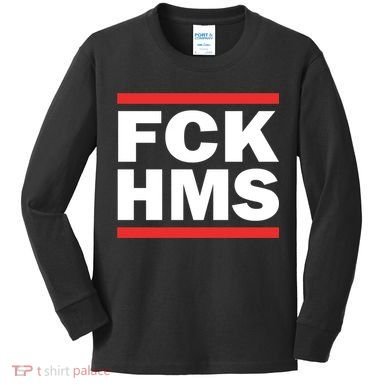 Fck Hms Kids Long Sleeve Shirt