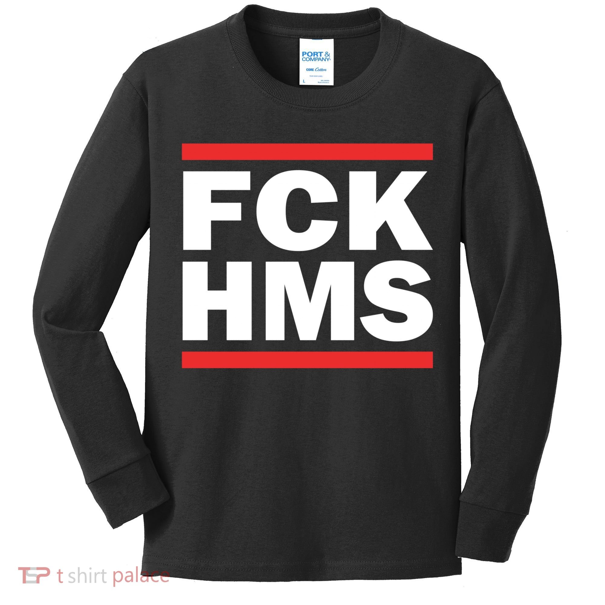 Fck Hms Kids Long Sleeve Shirt