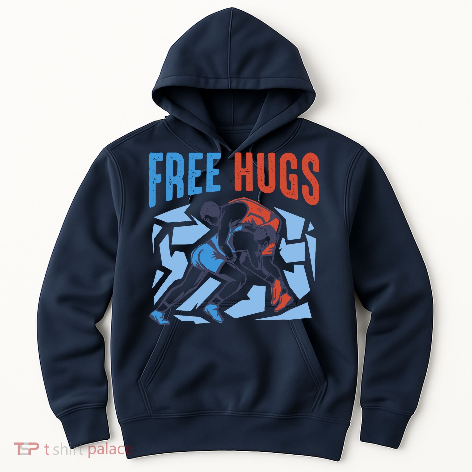 Free Hugs Funny Wrestling Gifts For Wrestlers Boy Hoodie