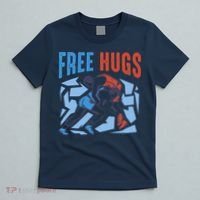 Free Hugs Funny Wrestling Gifts For Wrestlers Boy T-Shirt thumb 5