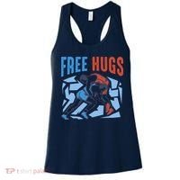 Free Hugs Funny Wrestling Gifts For Wrestlers Boy Women's Tank Top thumb 0