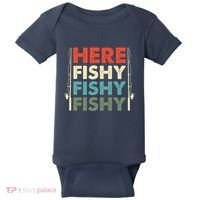 Fish Hunting Fishing Fishrod Fisherman Baby Bodysuit thumb 0