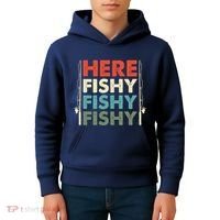 Fish Hunting Fishing Fishrod Fisherman Kids Hoodie thumb 4