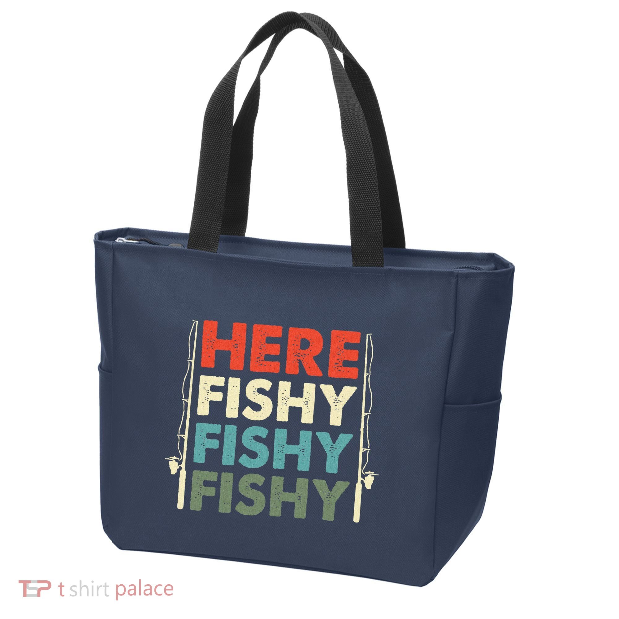 Fish Hunting Fishing Fishrod Fisherman Tote Bag