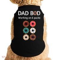 Fun Holiday Funny Donut Dad Bod Working On Six 6 Packs Meaningful Gift Doggie Tank thumb 0