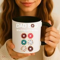 Fun Holiday Funny Donut Dad Bod Working On Six 6 Packs Meaningful Gift Coffee Mug thumb 3